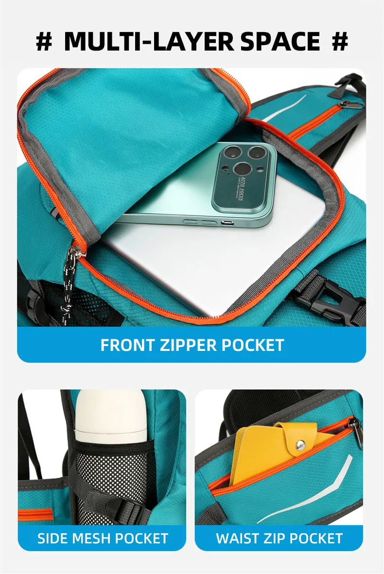 Lightweight Hydration Backpack – Outdoor Sports Water Pack for Cycling, Hiking, Camping